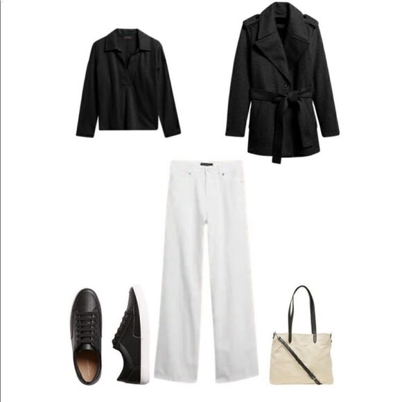 Banana Republic Belted Collar Jacket - Picture 3 of 13